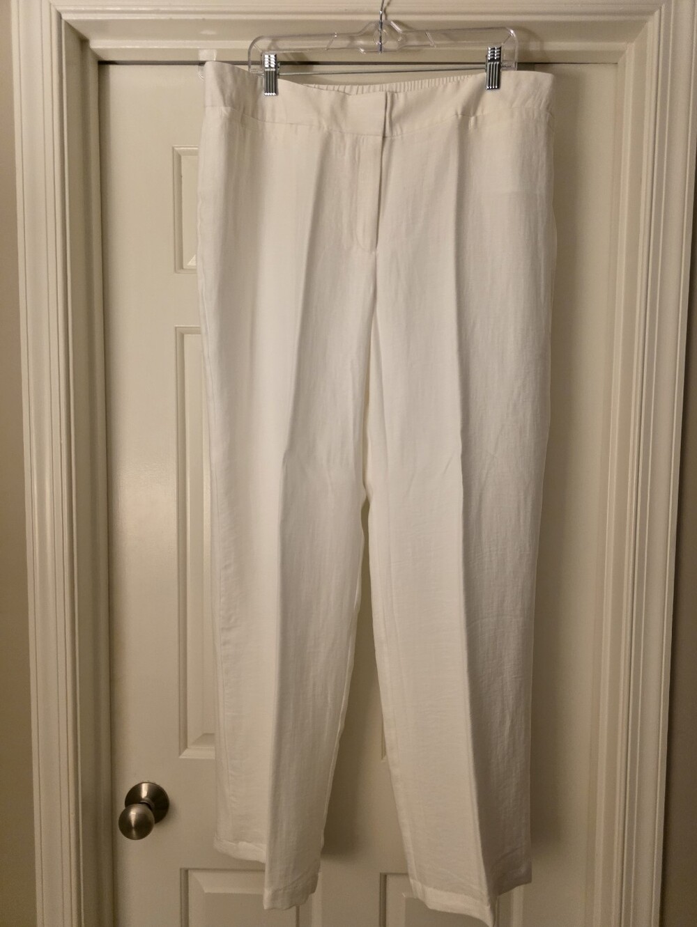 NWT Chico's Lined Lightweight Linen Wide-leg Pants - Winter Drift - Size 3